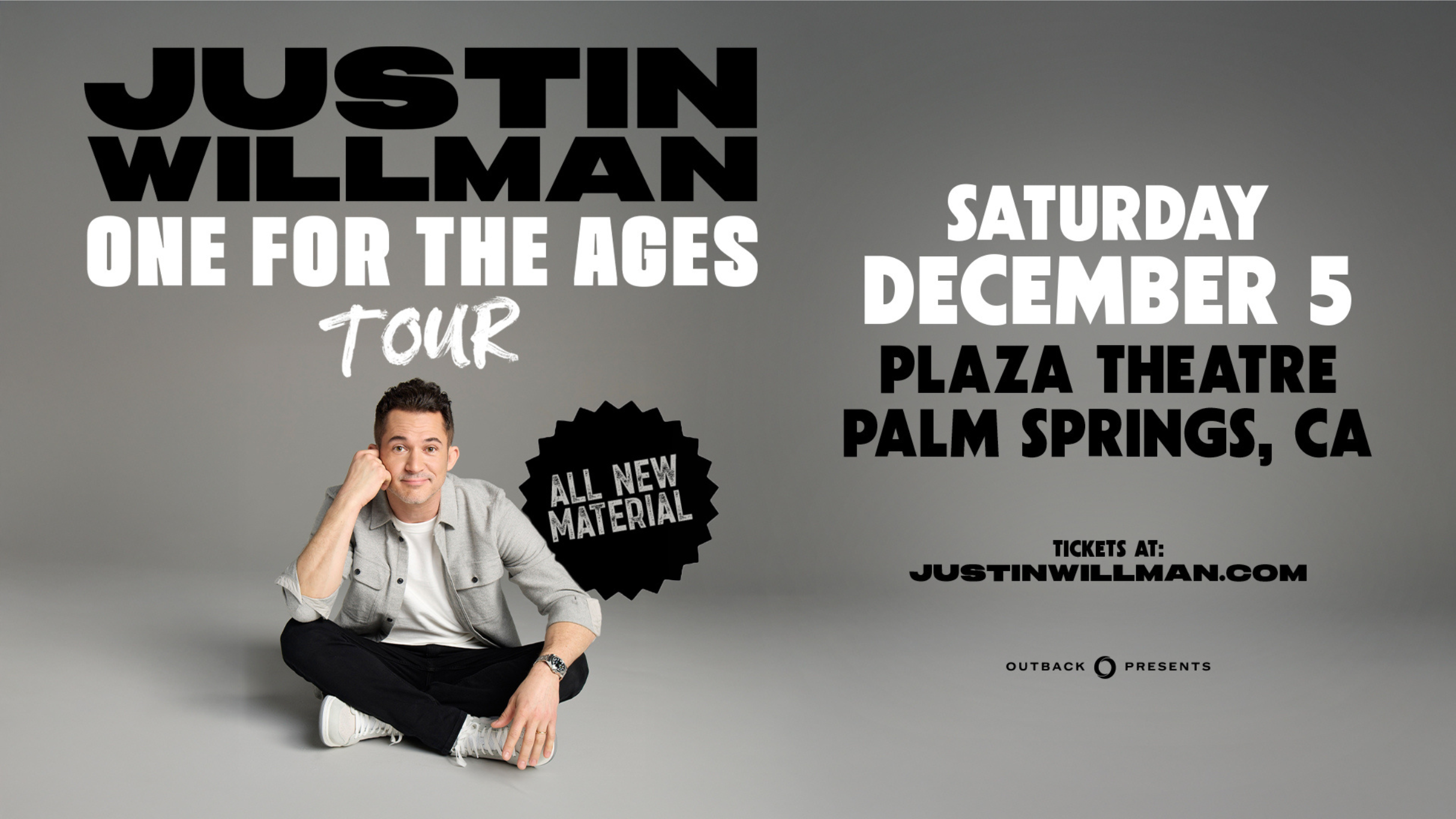 Justin Willman: One For The Ages Tour