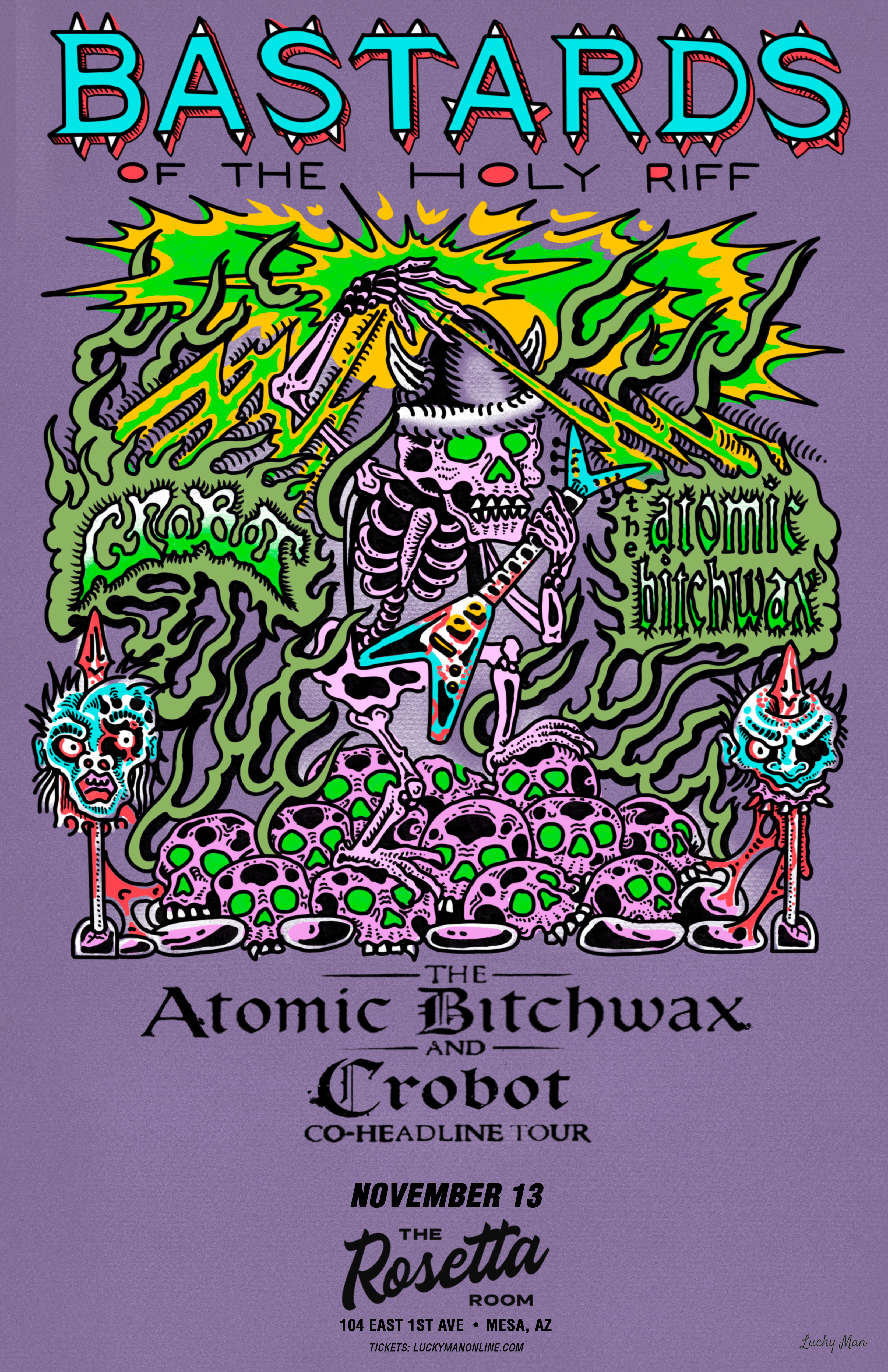 Crobot + The Atomic Bitchwax