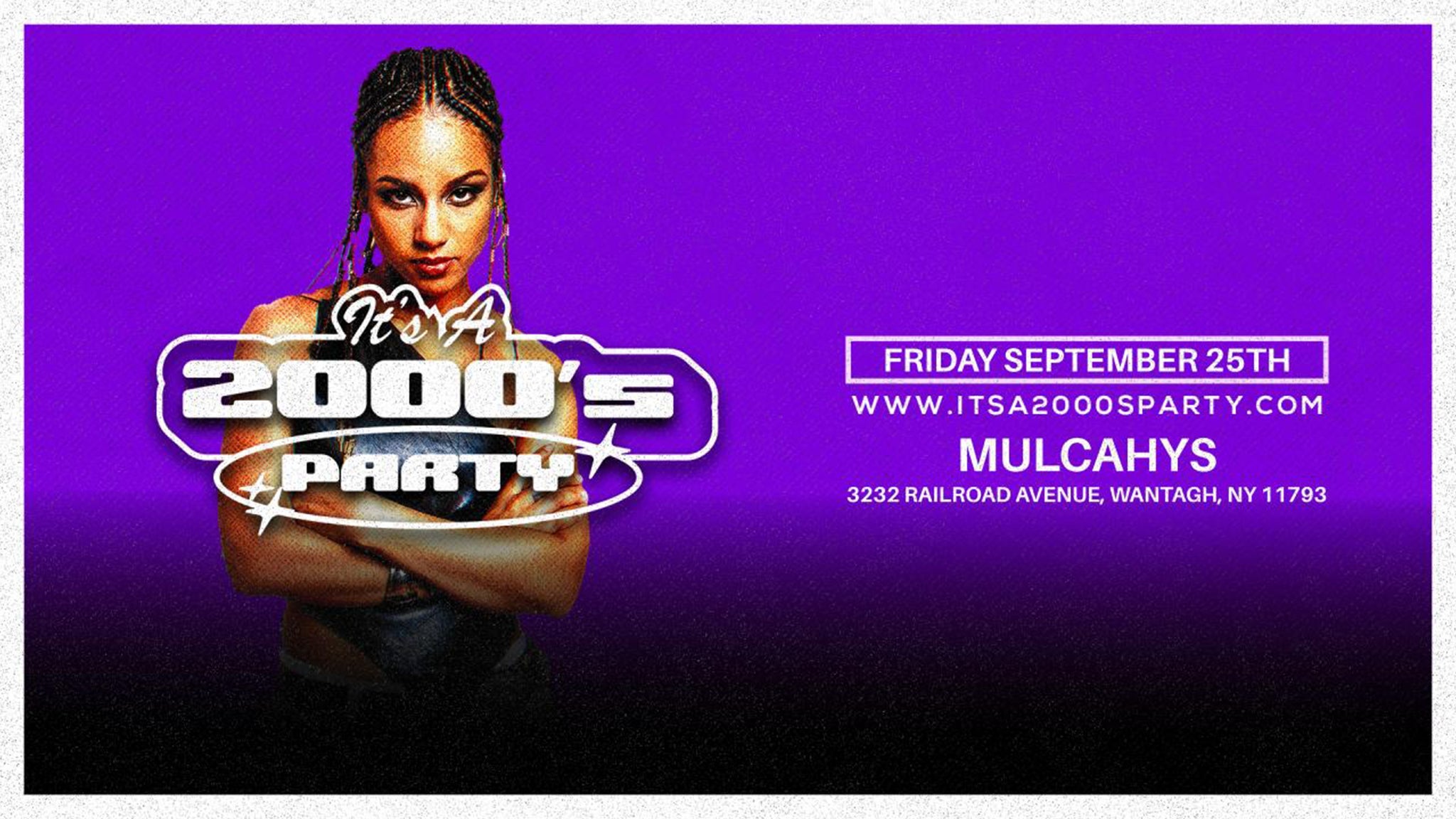 It's A 2000's Party flyer