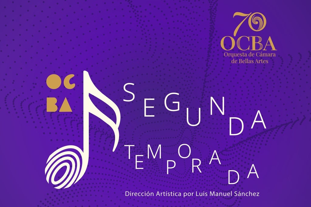Orquesta Cámara Bellas Artes Gala 70 Aniversario, 8+. Ingreso 16:30 h.