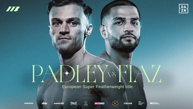 Padley v Fiaz - EBU European Super Featherweight Championship