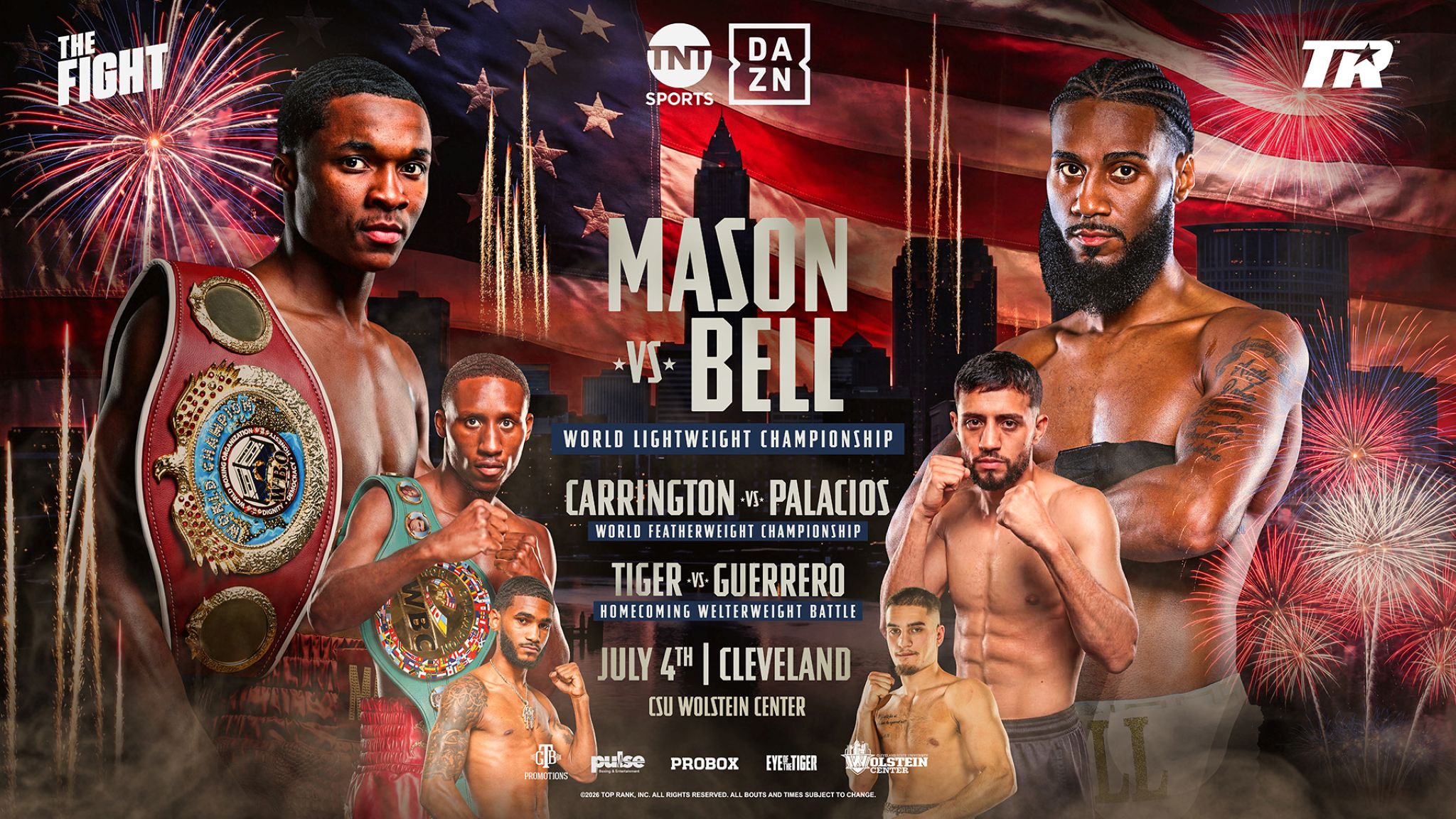 Top Rank Boxing:  MASON V BELL