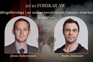 Ett smörrebröd, en dryck och två forskare