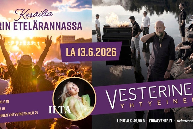 Ticket Reselling KES&Auml;ILTA PORIN ETEL&Auml;RANNASSA - VESTERINEN YHTYEINEEN - ILTA