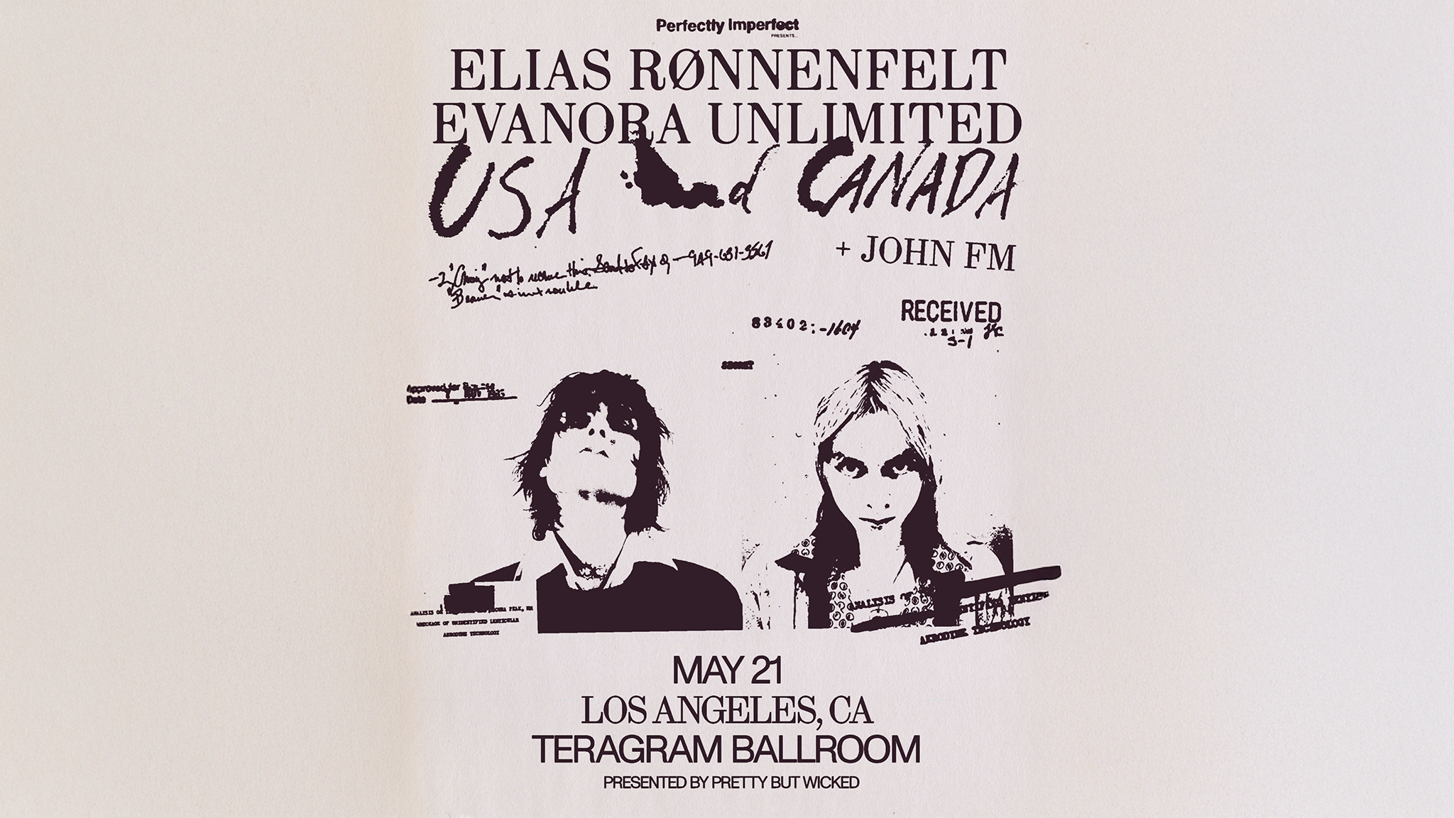 Pretty But Wicked presents: Elias Rønnenfelt x Evanora Unlimited