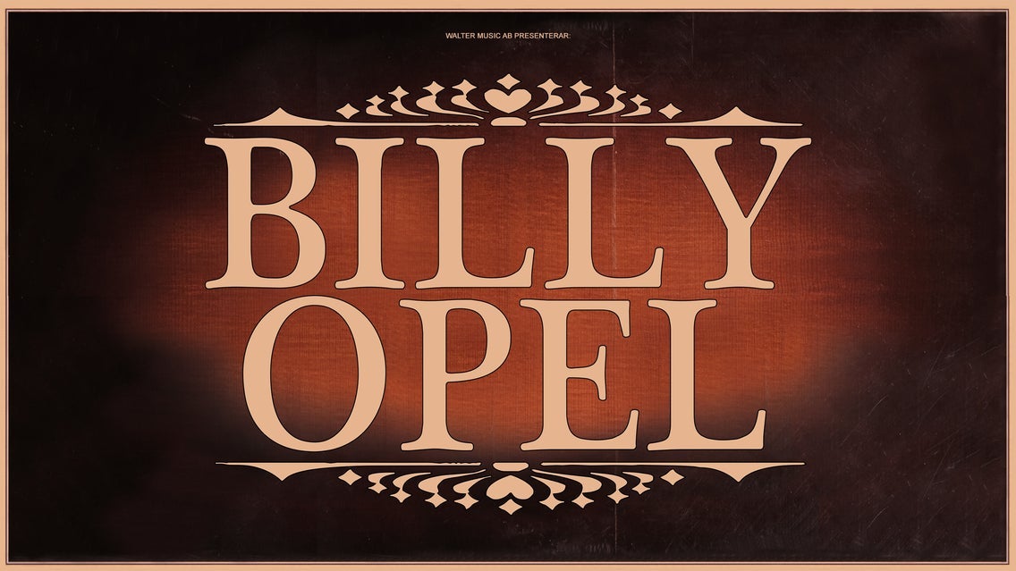 BILLY OPEL event image