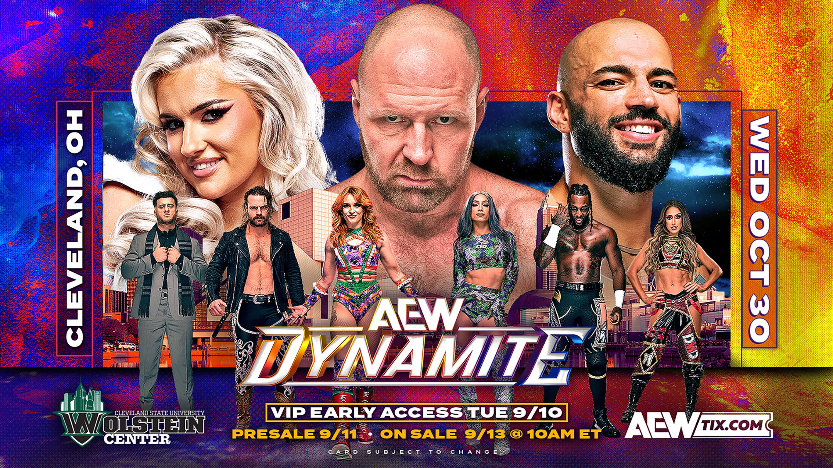 All Elite Wrestling presale password for performance tickets in Cleveland, OH (Wolstein Center at CSU)