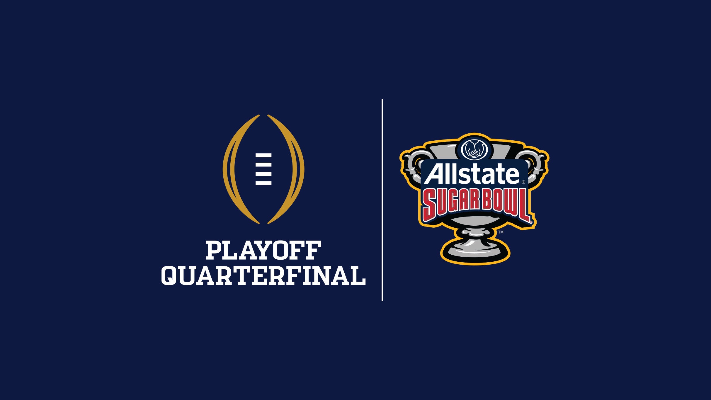 2026 College Football Playoff Quarterfinal at the Allstate Sugar Bowl
