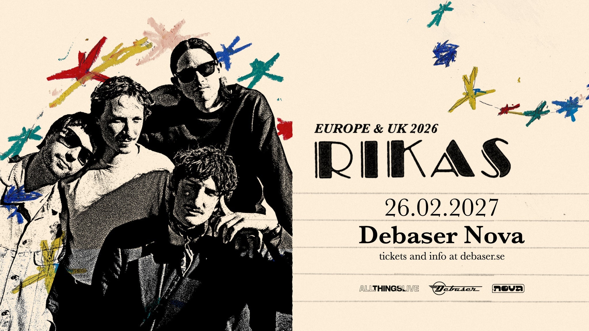 Rikas — gig artwork