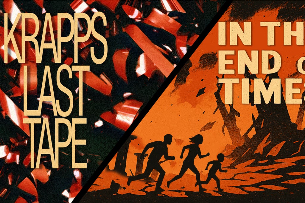 Krapps Last Tape and In The End of Times show poster