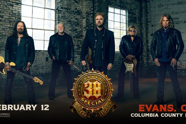38 Special in Evans promotional photo for CCPAC presale tickets offer