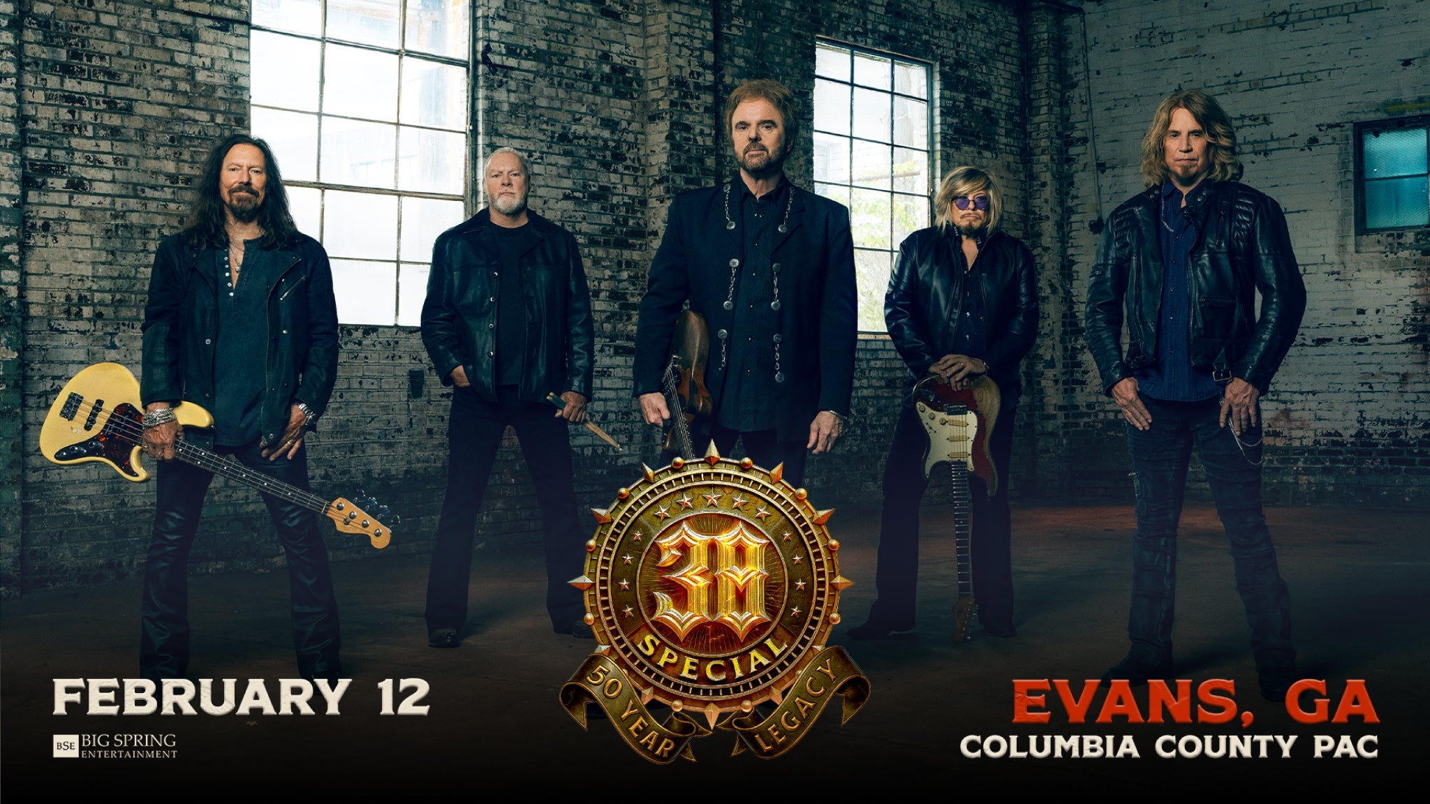 38 Special at Columbia County Performing Arts Center – Evans, GA
