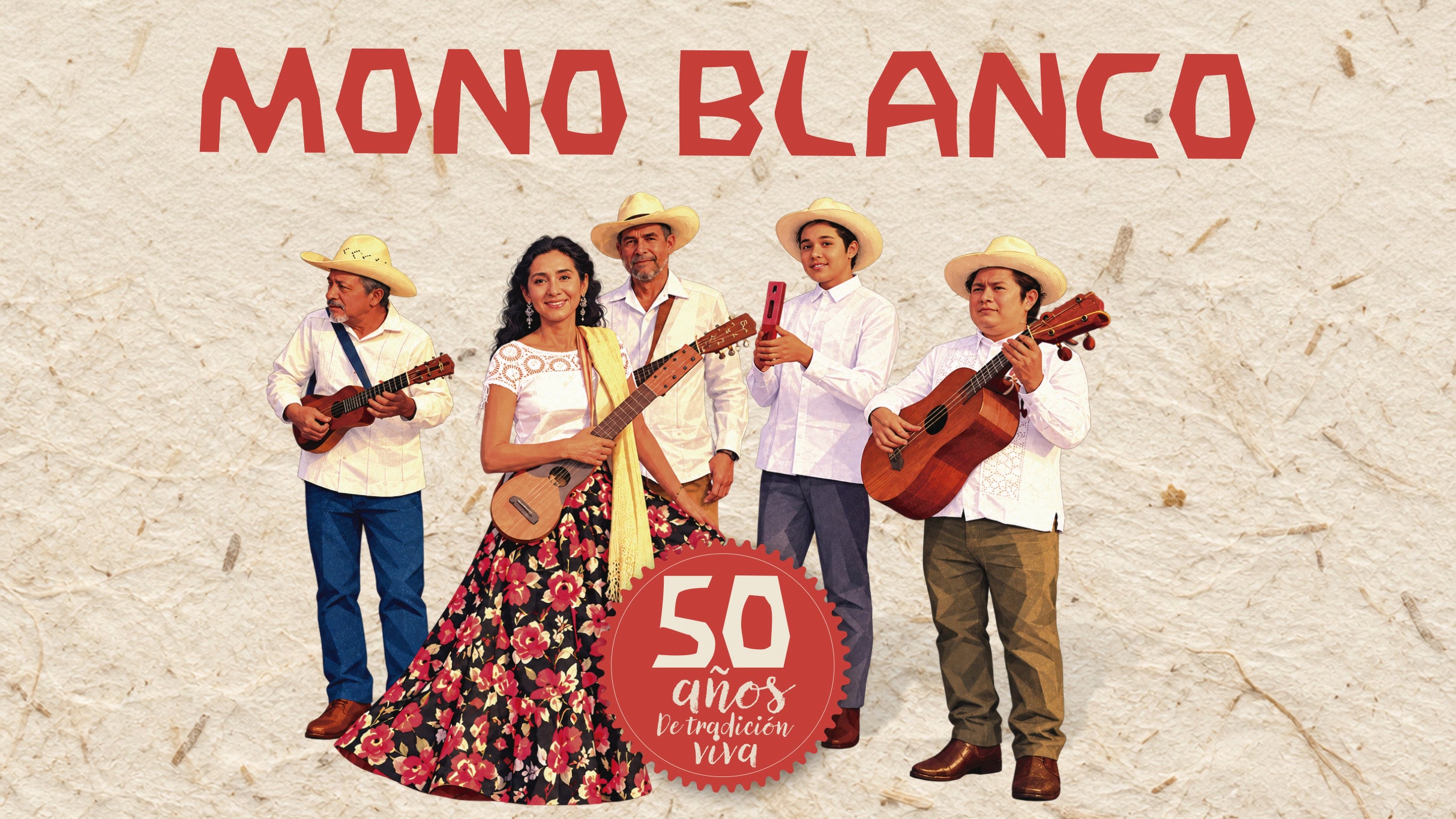 Mono Blanco 50 Años - Conciertos en Ciudad de México