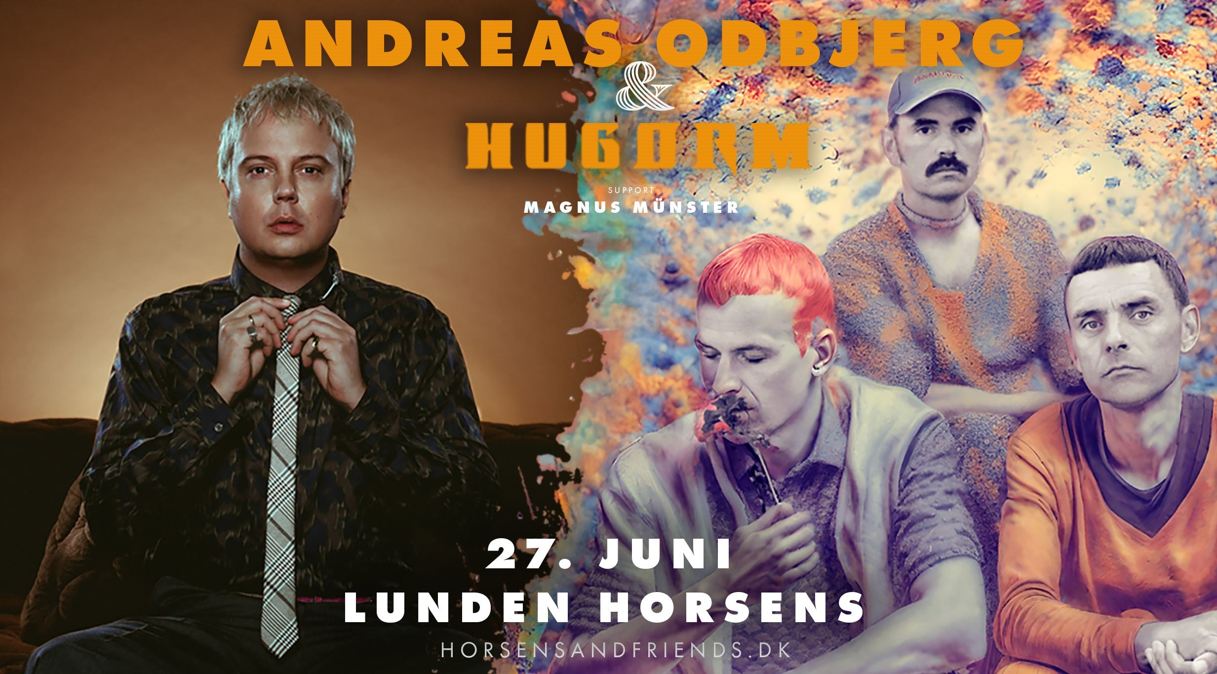 ANDREAS ODBJERG / HUGORM / + support MAGNUS MÜNSTER 