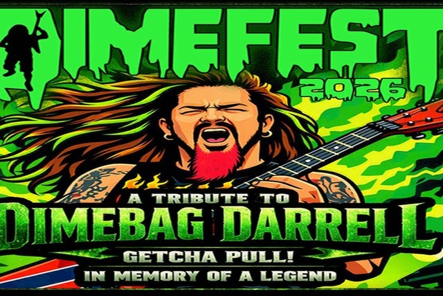 Dimefest 2026 featuing Cemetery Gatez: a Tribute to Pantera