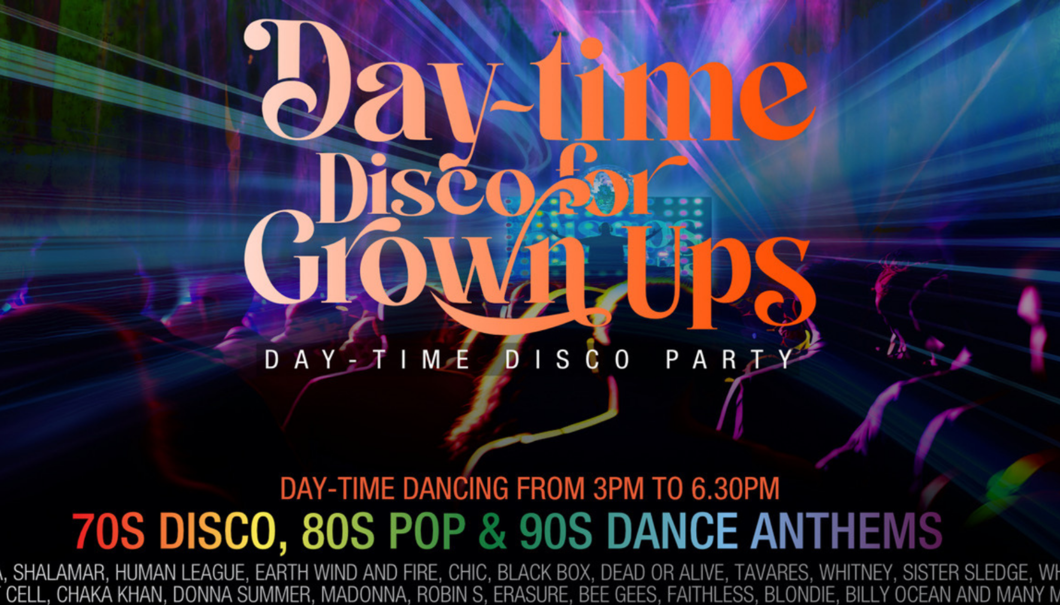 Daytime Discos for Grown Ups