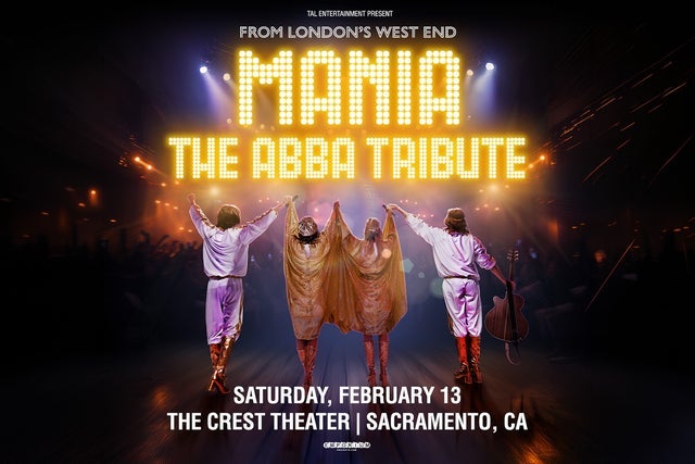 Mania: The ABBA Tribute in Sacramento promotional photo for Live Nation presale tickets offer