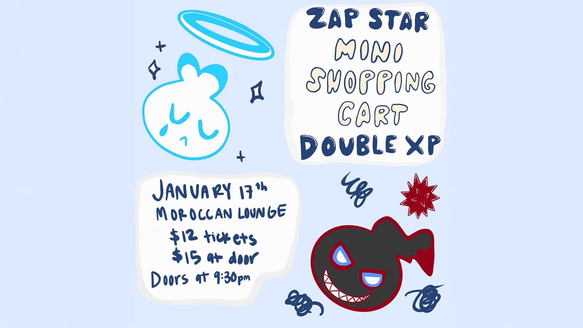 Zap Star, Minishoppingcart & Double XP