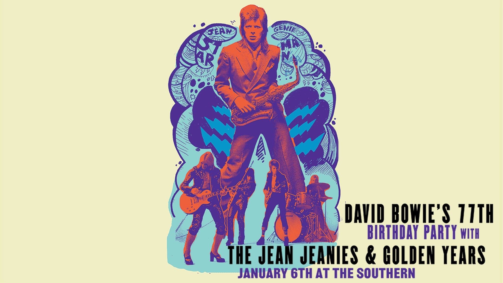 David Bowie's 77th Birthday Party with The Jean Jeanies & Golden Years