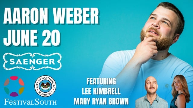 FestivalSouth presents Aaron Weber w/ Lee Kimbrell and Mary Ryan Brown