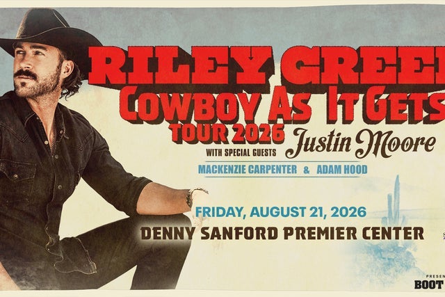 Riley Green: Cowboy As It Gets Tour 2026 presales in Sioux Falls