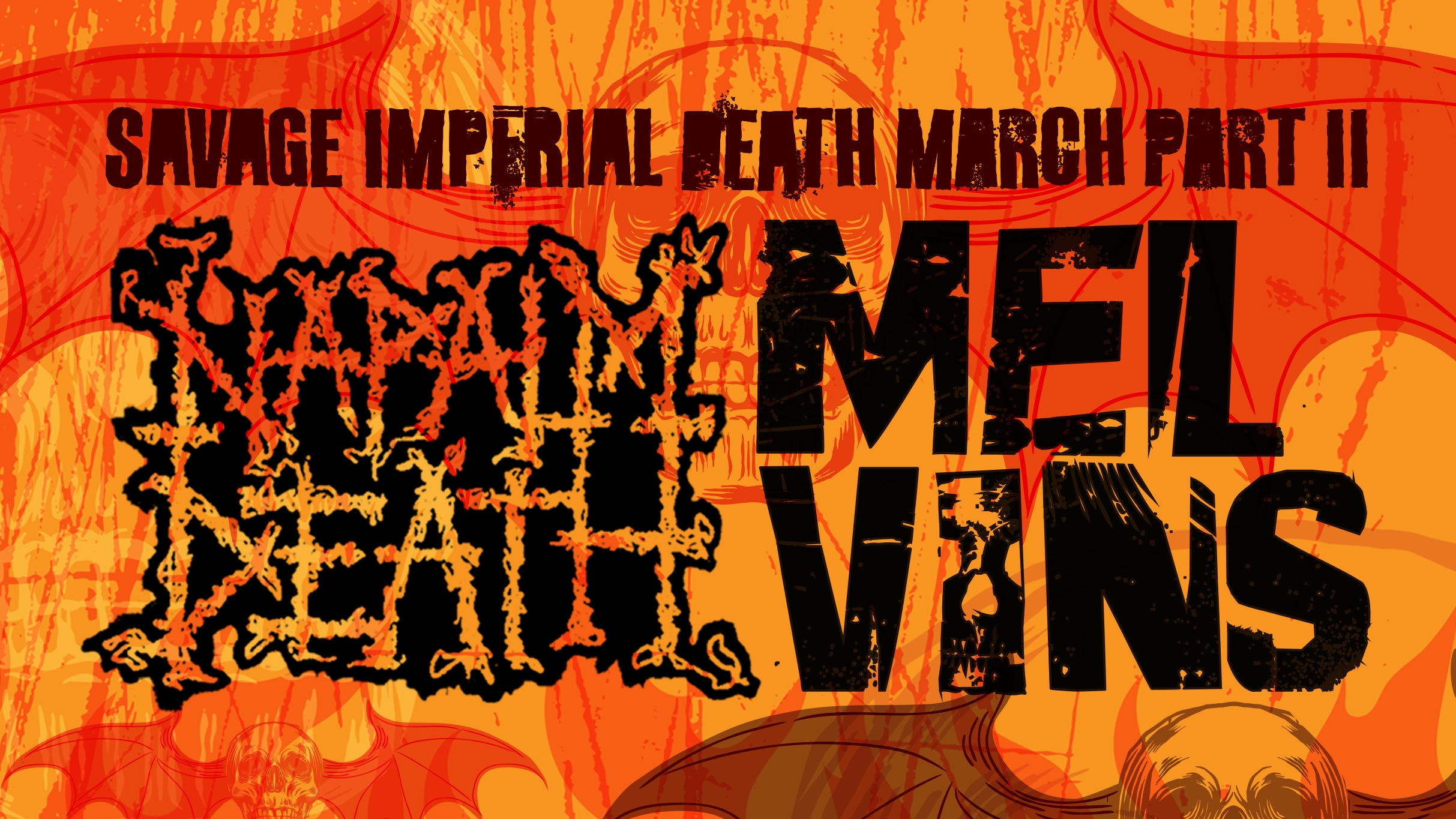 Official presale info for Napalm Death + The Melvins