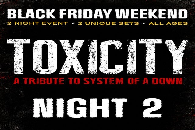 Toxicity - (System of a Down Tribute) Black Saturday Show 