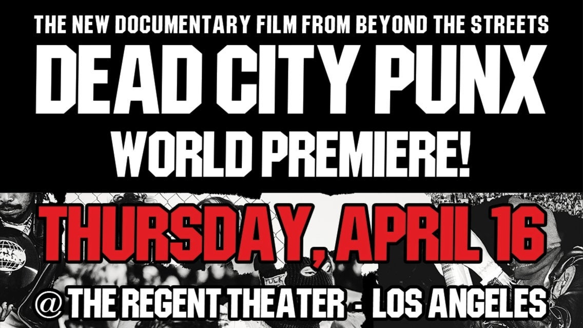 Photo of Dead City Punx Documentary Premiere (Doors 7:30pm)