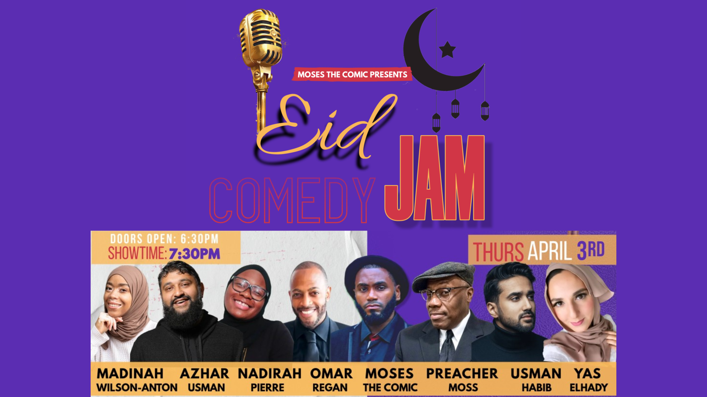 Eid Comedy Jam at Punch Line Philly – Philadelphia, PA