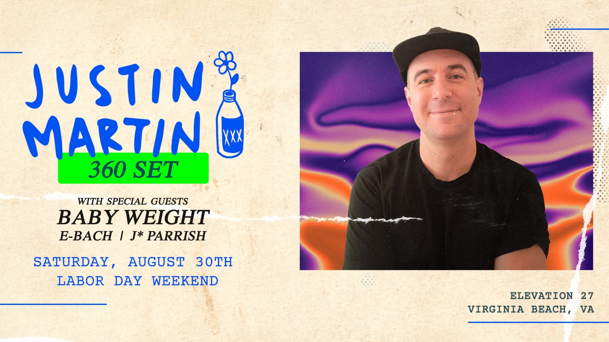 Justin Martin with Baby Weight | 360 Set 
