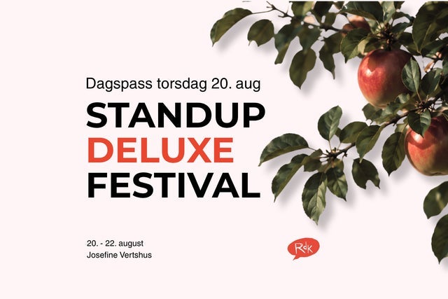 Standup Deluxefestival dagspass torsdag