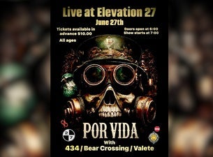Por Vida with 434, Bear Crossing, and Valete concert