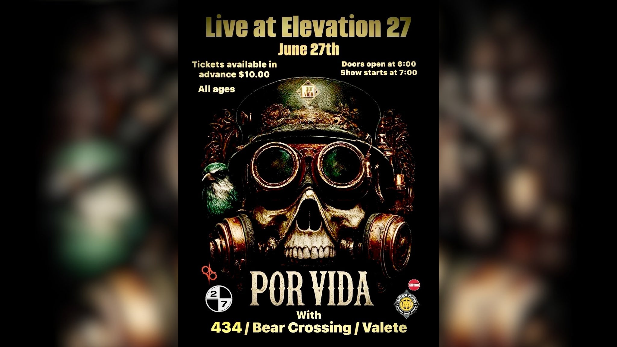 Por Vida with 434, Bear Crossing, and Valete