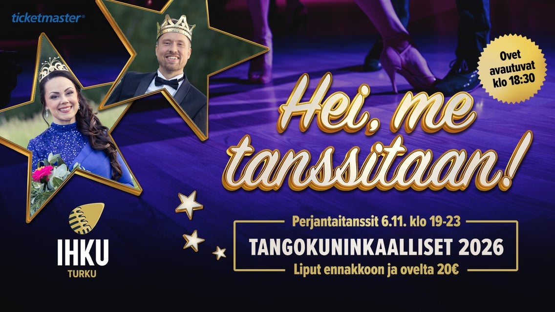 Perjantaitanssit: Tangokuninkaalliset 2026 event image