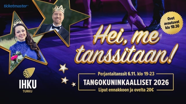 Perjantaitanssit: Tangokuninkaalliset 2026