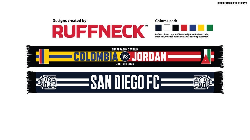 Scarf Add-on: Colombia vs Jordan