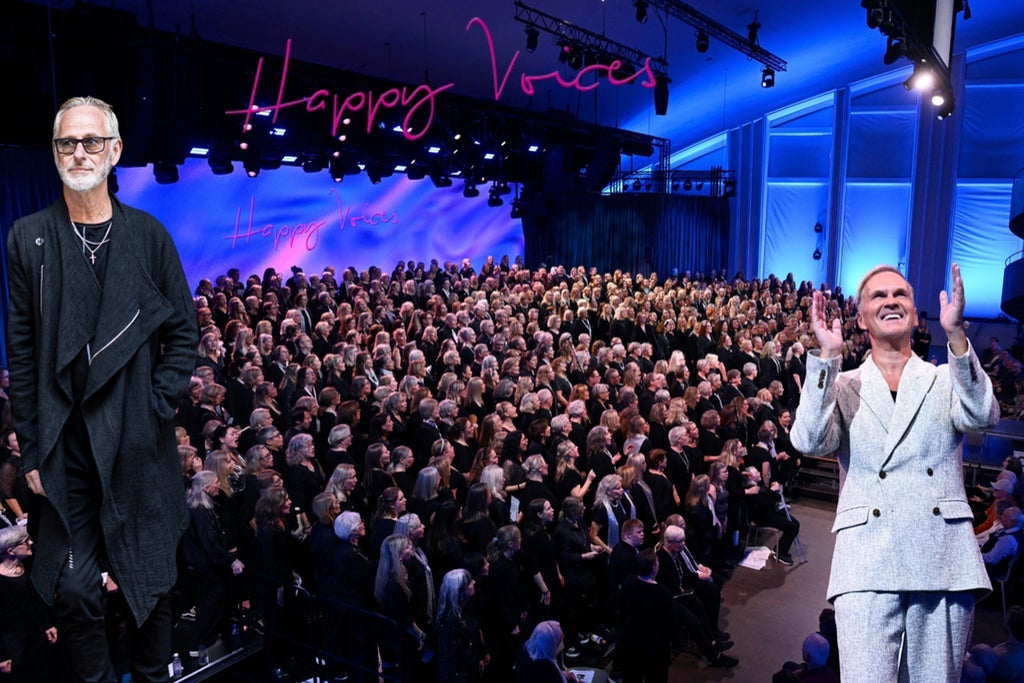 Happy Voices under ledning av Gabriel Forss. Gäst: Uno Sveningsson