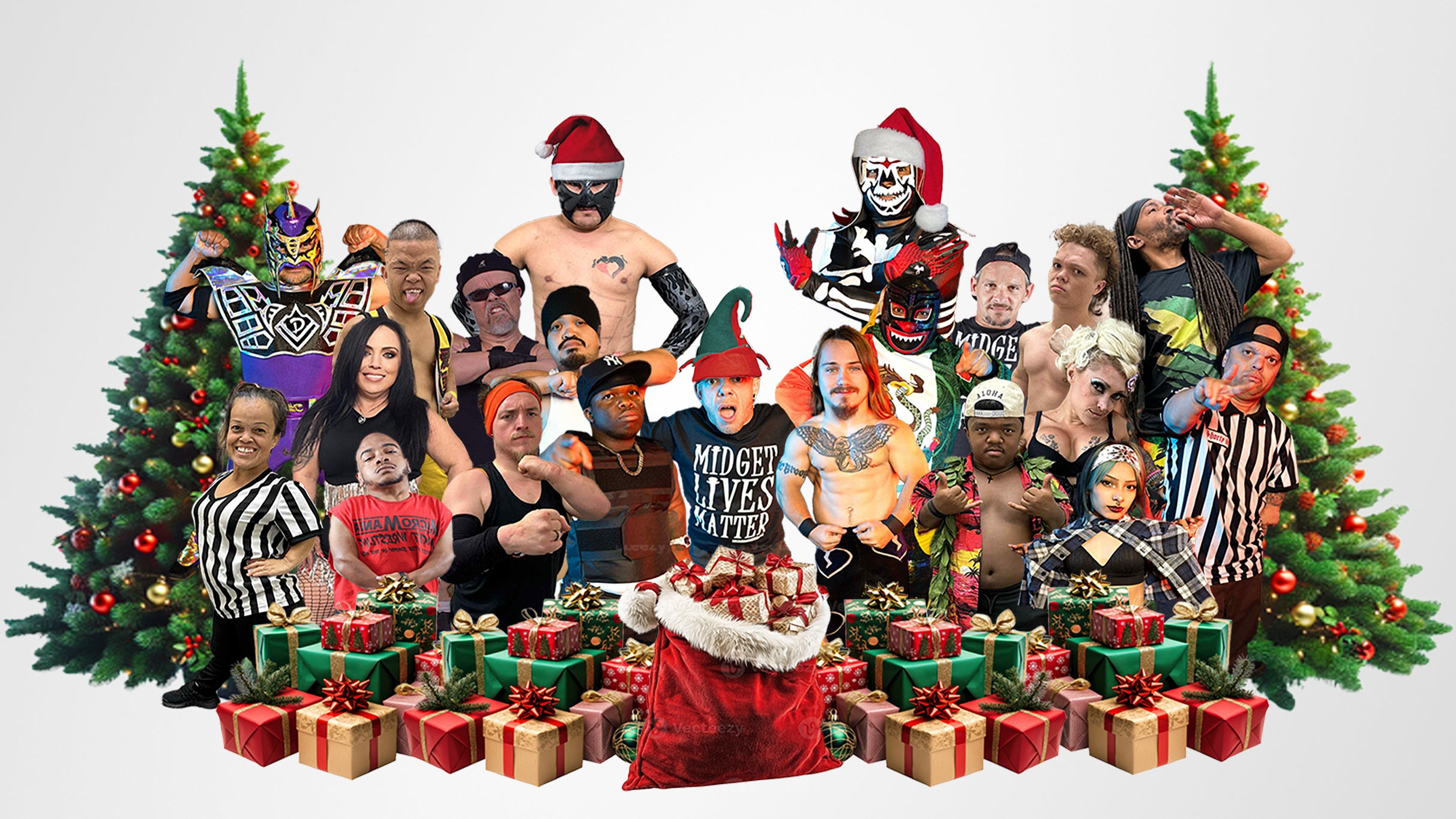 Midget Mania: Elf Battle 2025 (18+) at Riverside Municipal Auditorium – Riverside, CA