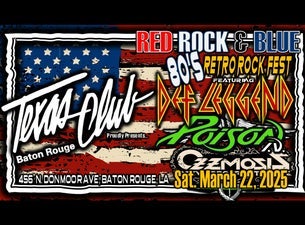 RED ROCK & BLUE: 80's Retro Rock Fest