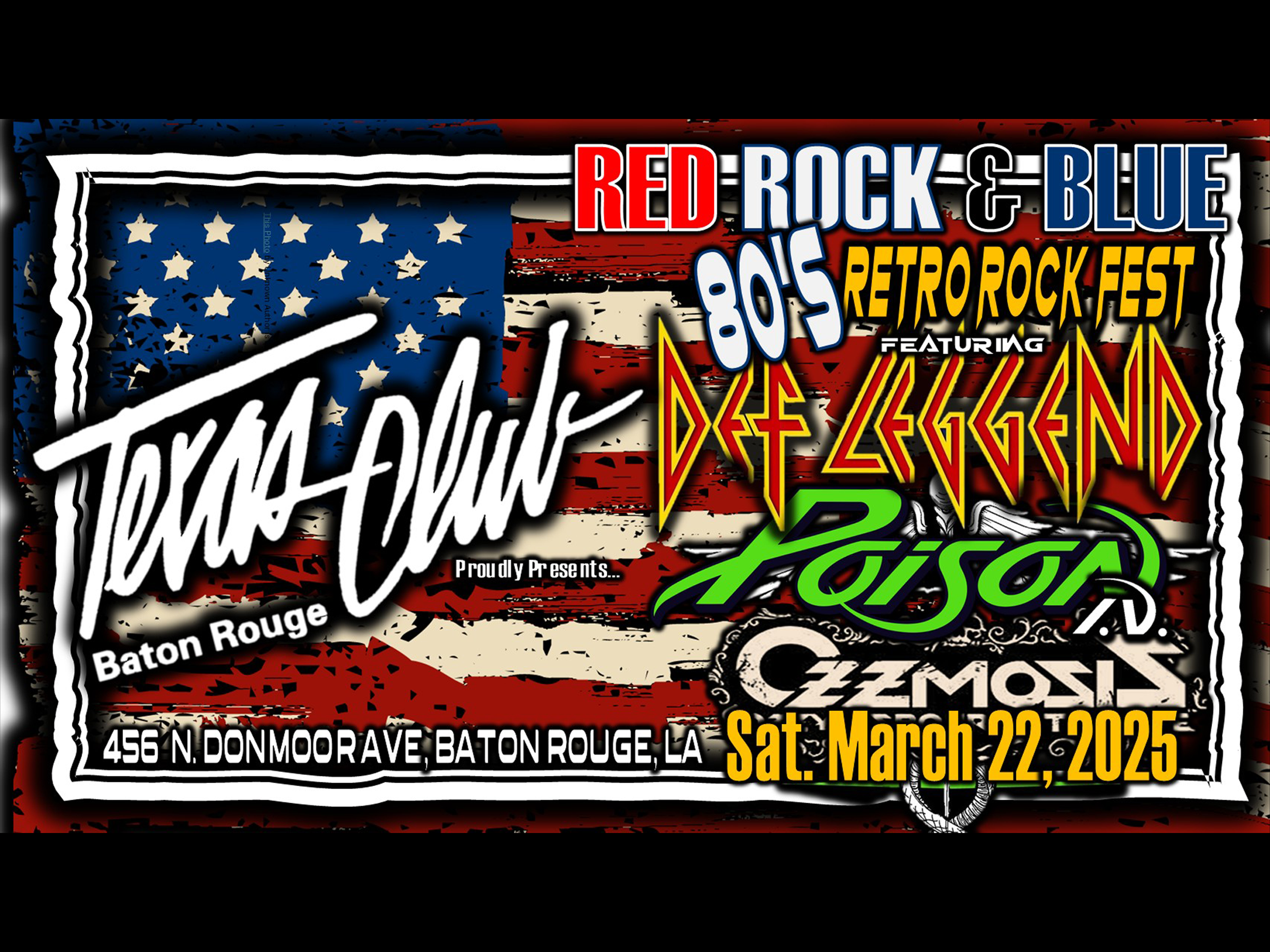 RED ROCK & BLUE: 80's Retro Rock Fest