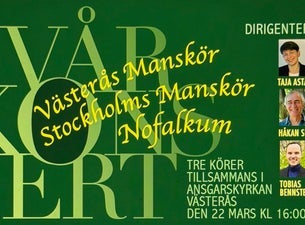 Vår Konsert - Tre manskörer tillsammans i Västerås