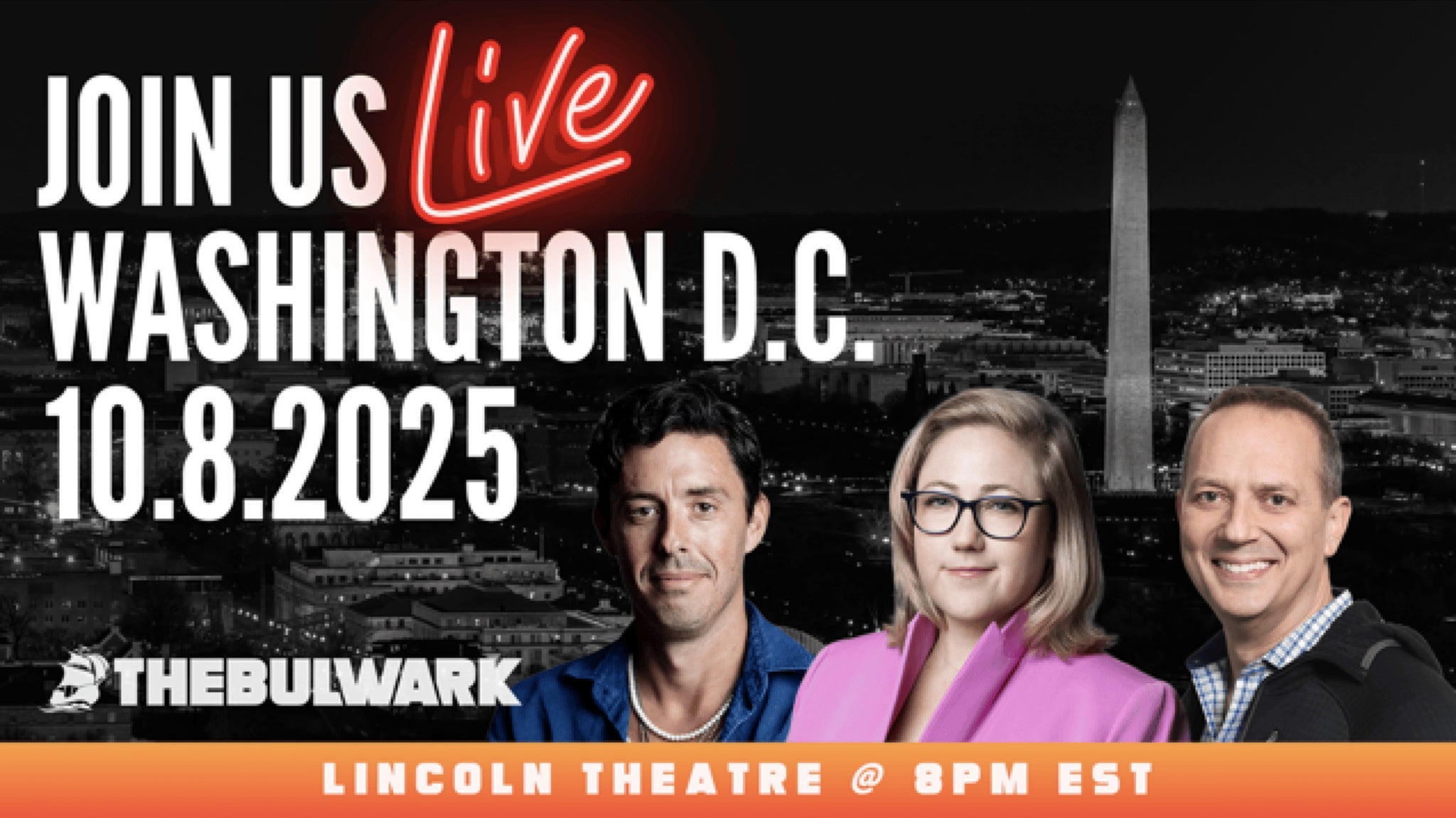 The Bulwark Live - Event poster