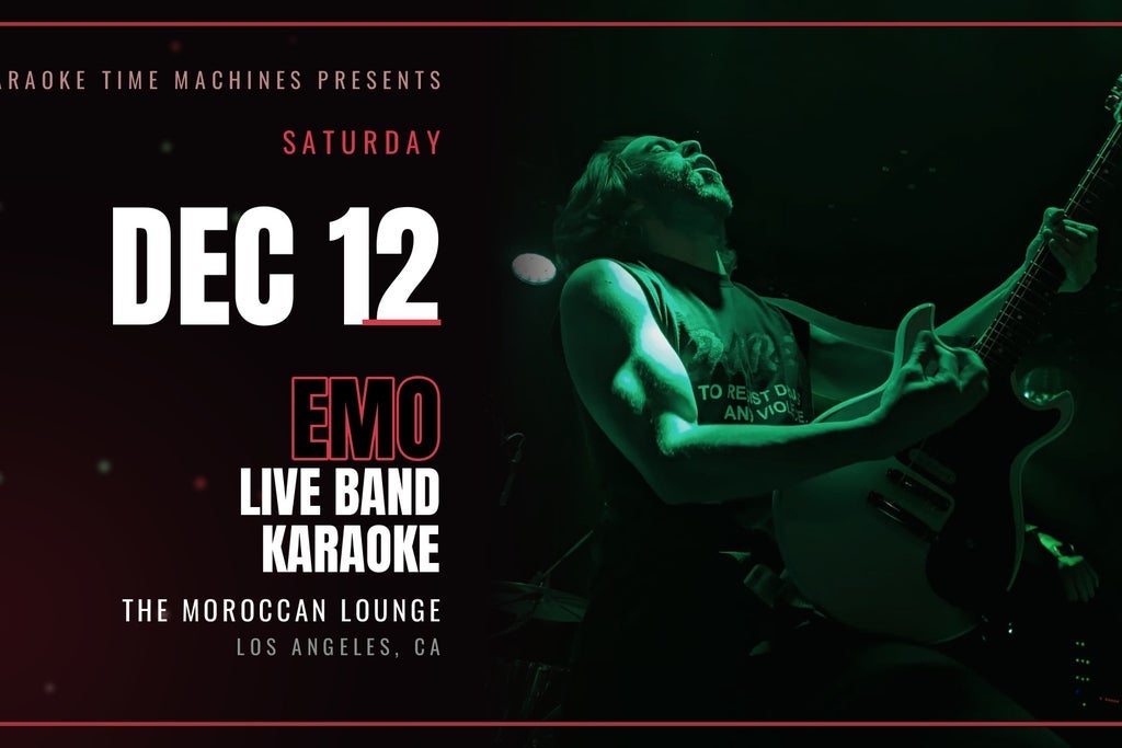 Karaoke Time Machines Presents: Emo Karaoke