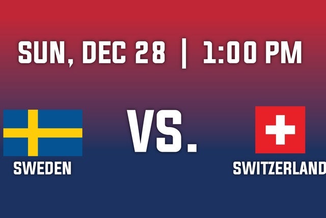 2026 IIHF World Junior Championship-Group A - Sweden v. Switzerland in Saint Paul promotional photo for Priority Access presale tickets offer