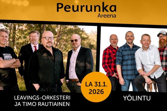 Ticket Reselling Leavings-Orkesteri solistinaan Timo Rautiainen &amp; Y&ouml;lintu