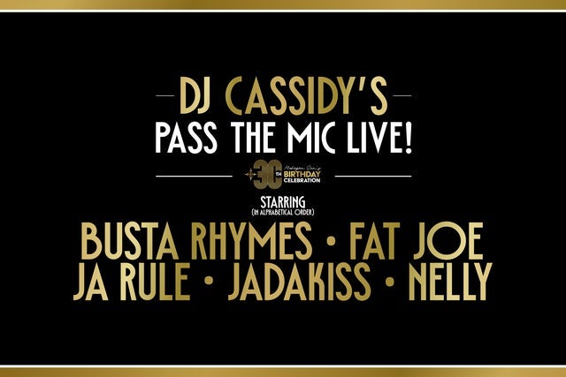 DJ Cassidy's Pass The Mic Live! in Uncasville promotional photo for Citi® Cardmember presale tickets offer