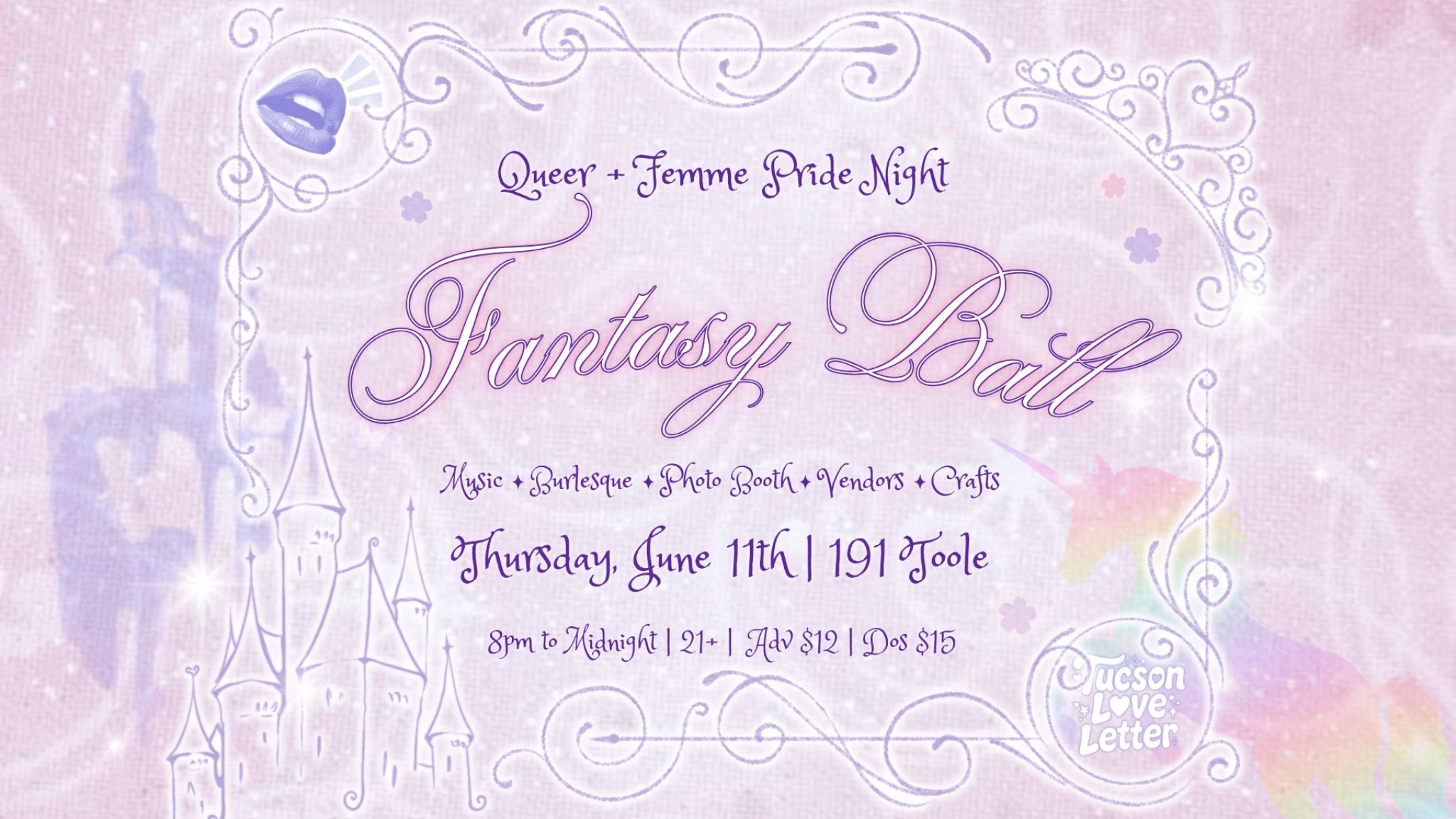 Queer + Femme PRIDE Night: Fantasy Ball @ 191 Toole