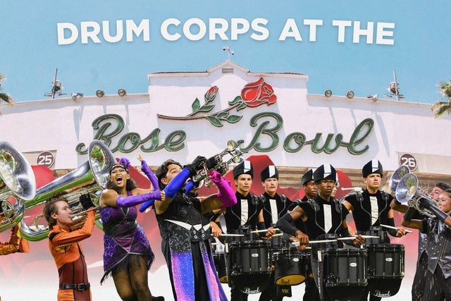 Drum Corps At The Rose Bowl