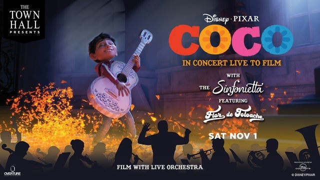 The Town Hall Presents Disney And Pixar's Coco In Concert Live To Film - Event poster