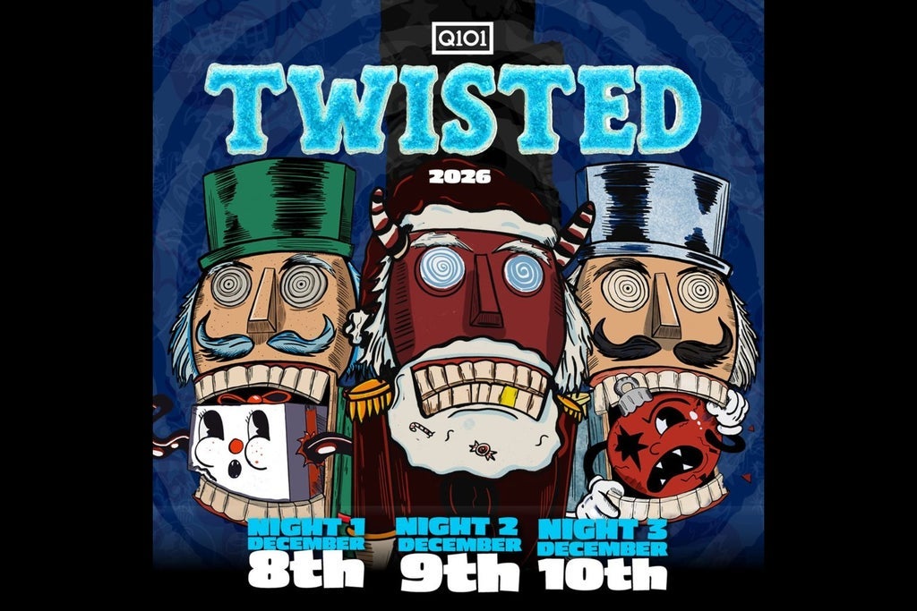 Q101 Twisted con Interpol y Modest Mouse en el Aragon Ballroom de Chicago el miércoles 9 de diciembre de 2026